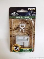 * Desk And Chair - Wizkids Unpainted Miniatures (73362)